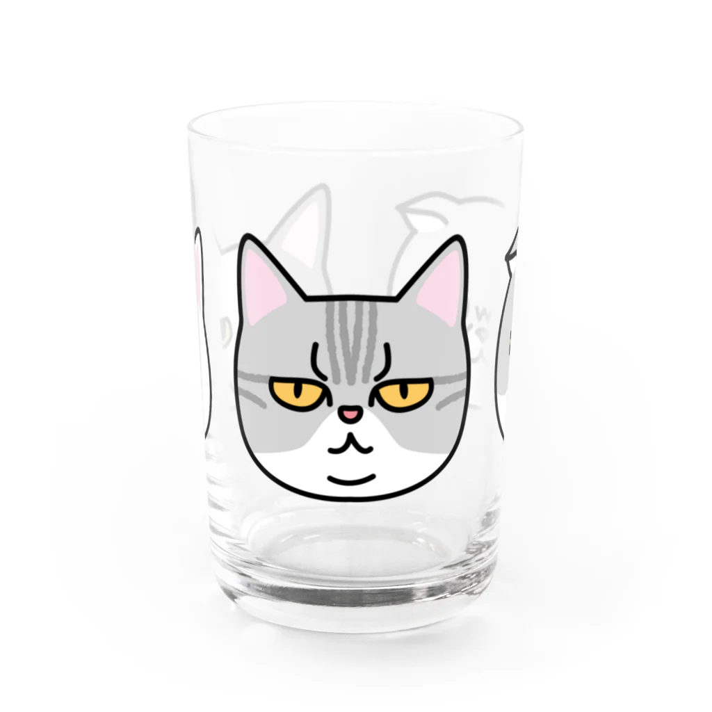 umeumeのグレネコ Water Glass :front