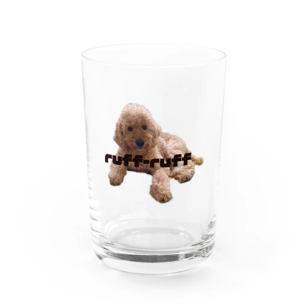 srgmanのruff-ruff  Water Glass :front