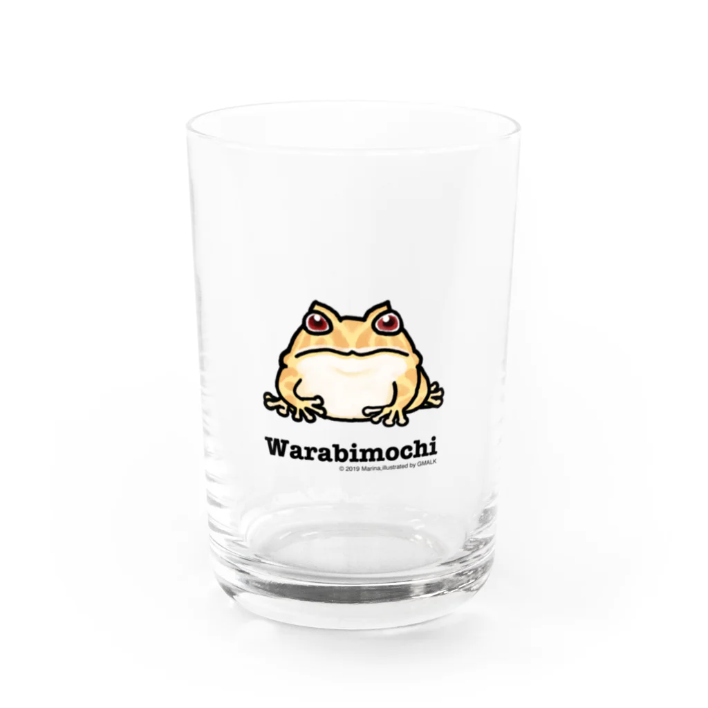 GMALKのわらびもち Water Glass :front