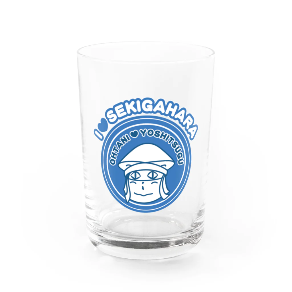 関ヶ原七武将❤️I LOVE Sekigaharaの大谷よしつぐくん Water Glass :front