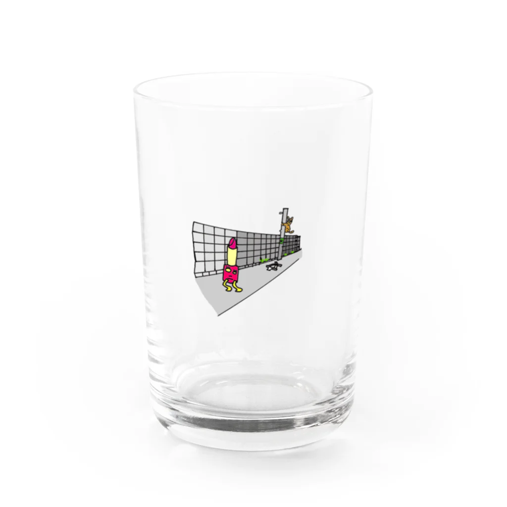 A-craftの口紅星人 Water Glass :front