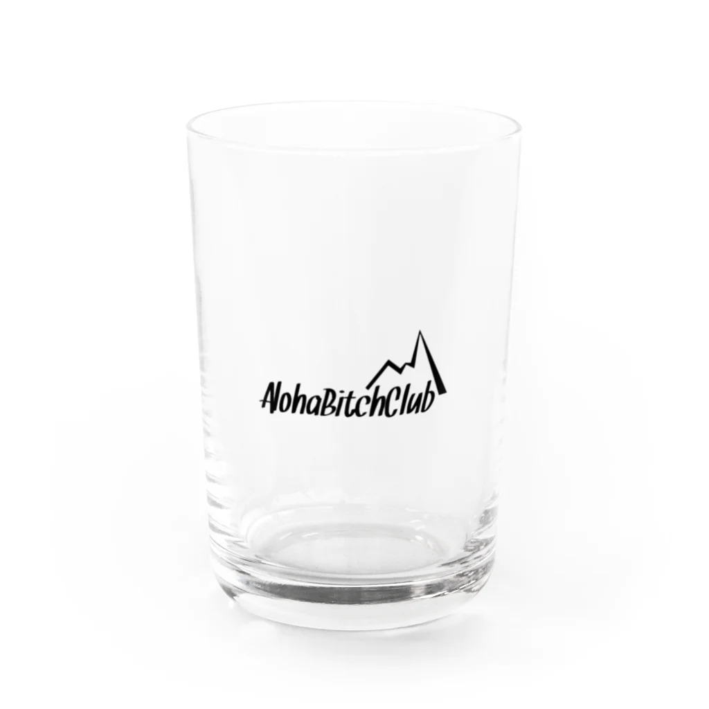 AlohaClub （あろはくらぶ）のAlohaBitchClub アウトドアロゴ Water Glass :front