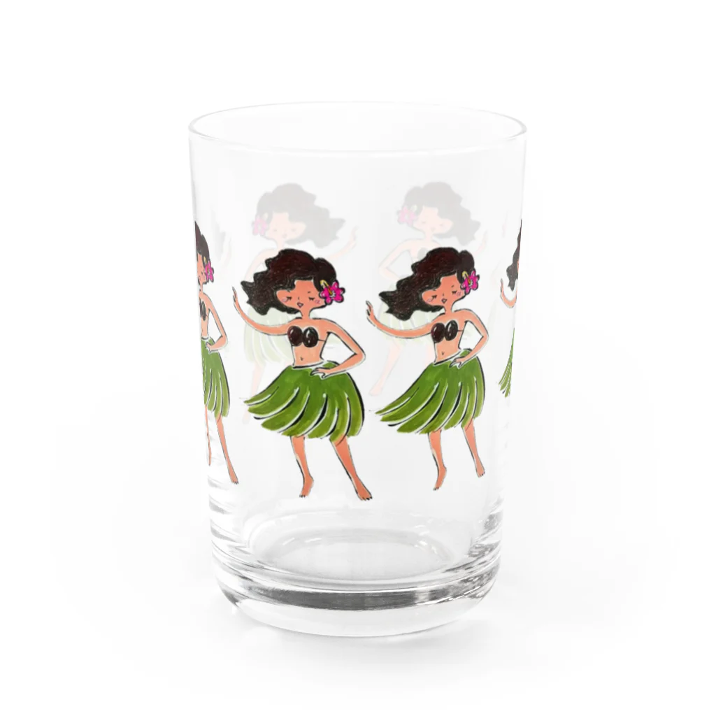 ぷいこのおみせのフラ★ガール Water Glass :front