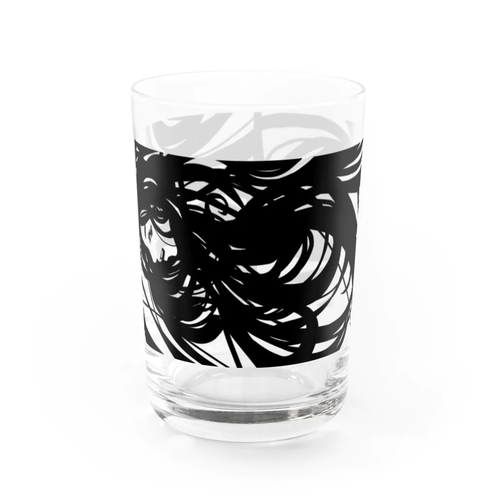 Miyuki_Sakagamiのlong hairちゃん Water Glass :front