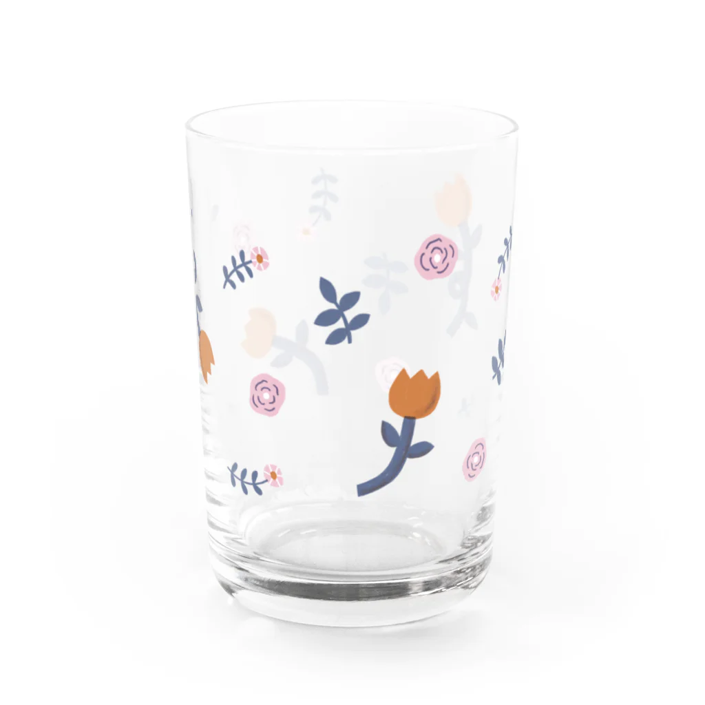 今野志保 ・ Shiho Konnoのお花パターン1 Water Glass :front