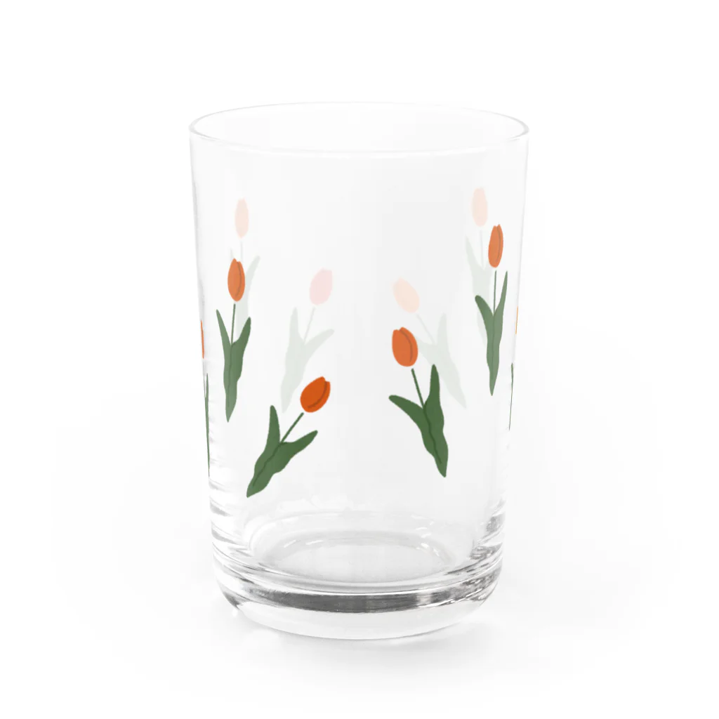 ▷            chiroruのtulip Water Glass :front