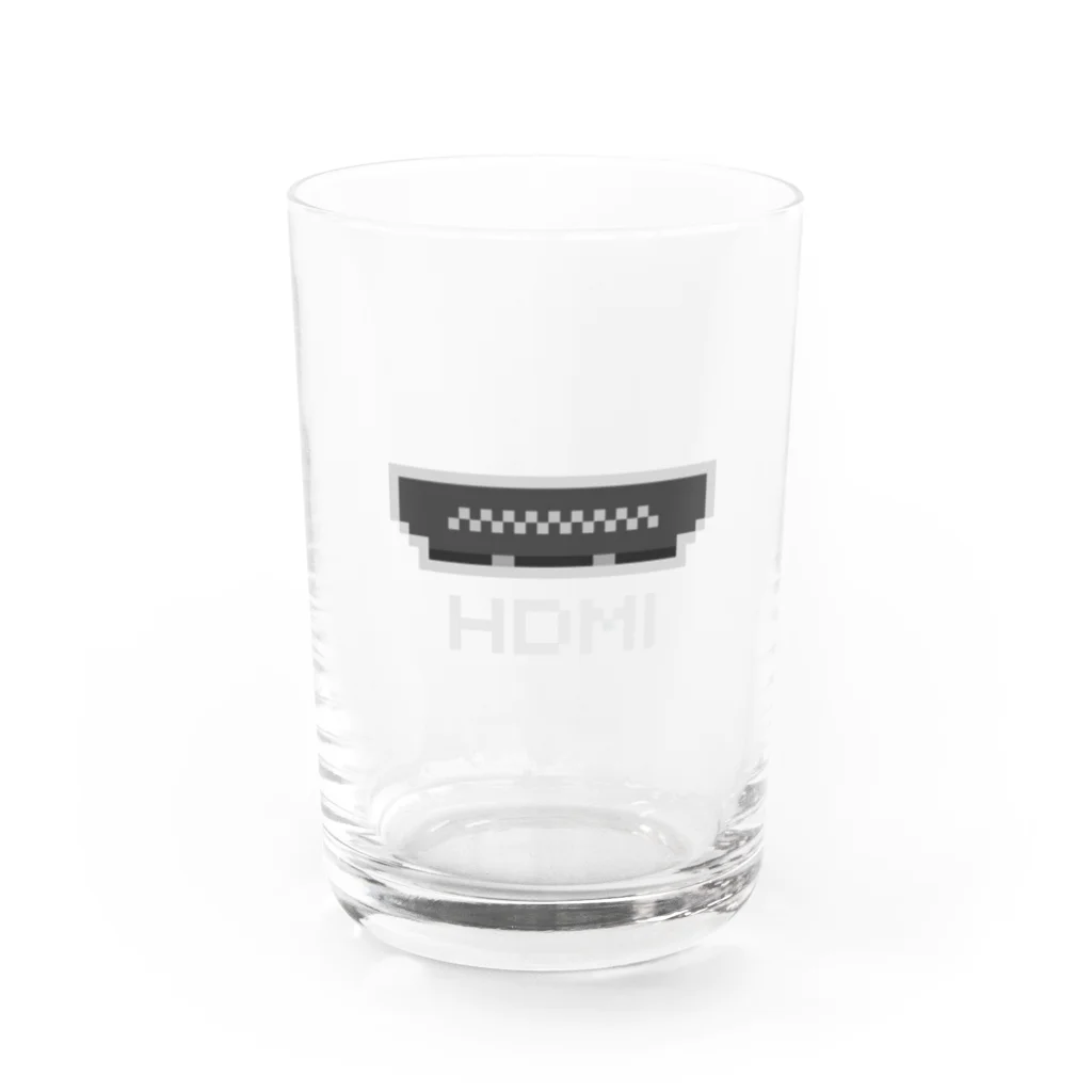 ささののお店のHDMI 白 Water Glass :front