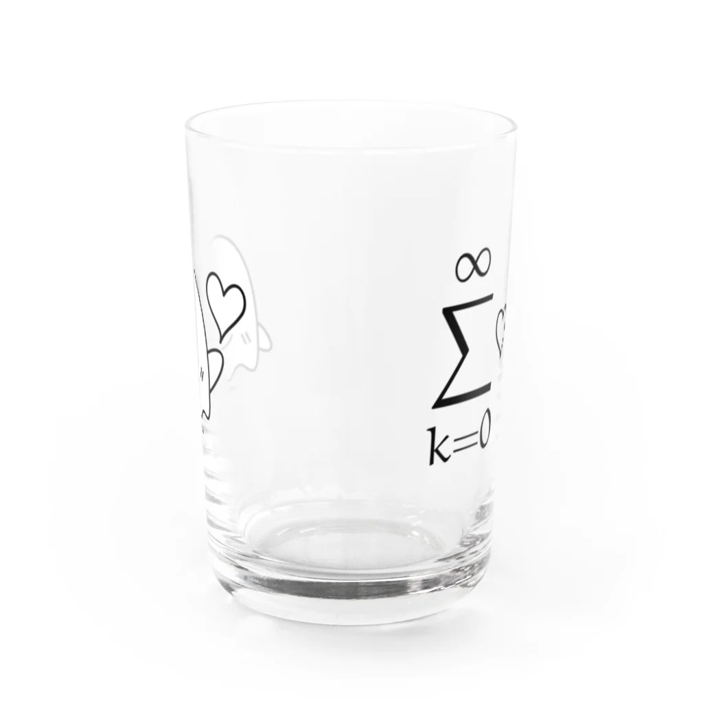 結城浩のハート＆シグマ Water Glass :front