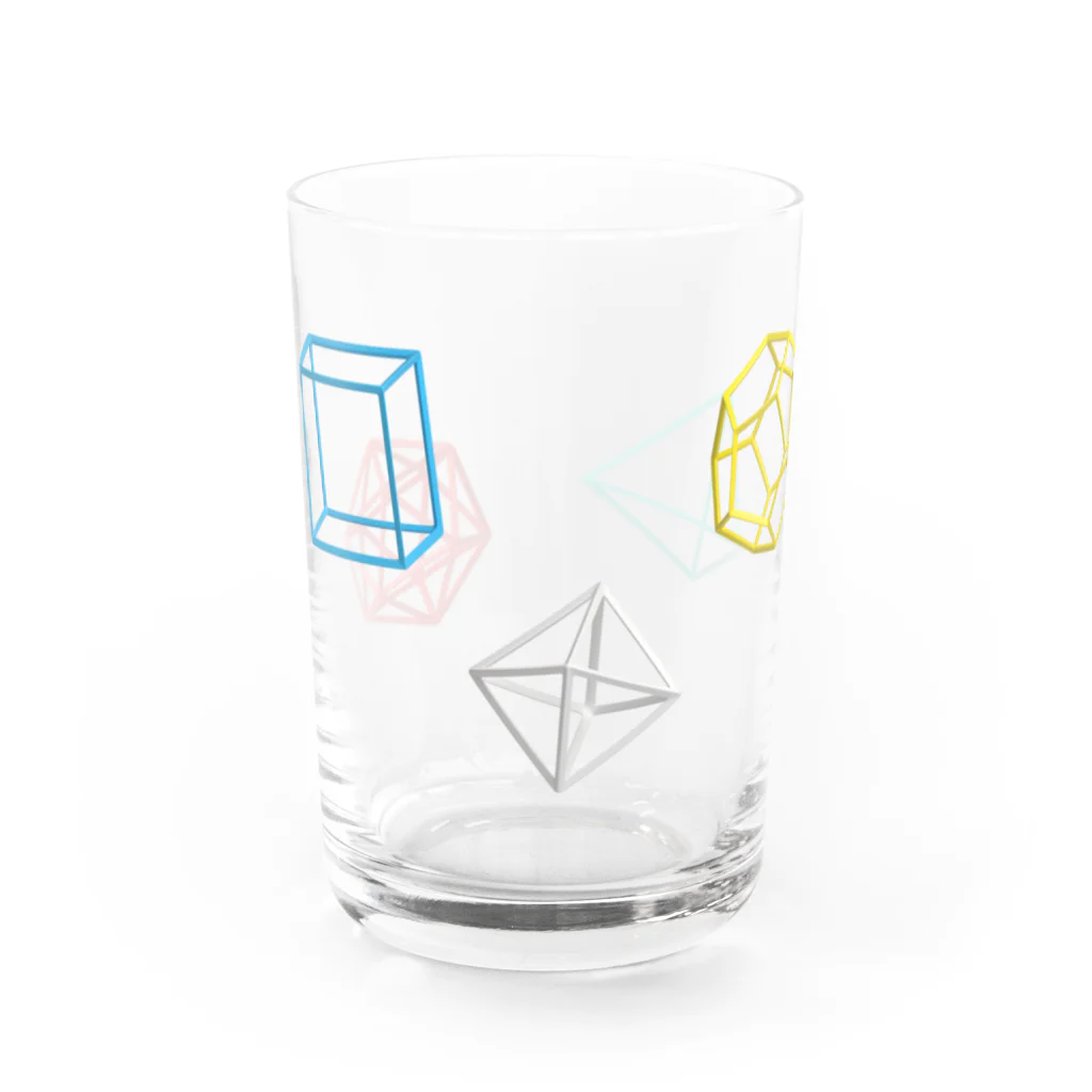 くらりのRegular Polyhedron Water Glass :front