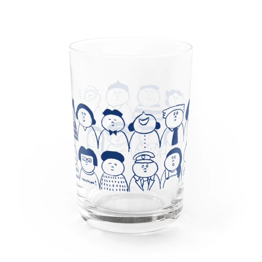 Zacchino!のいつも会う人またはどこかで会った人々 Water Glass :front