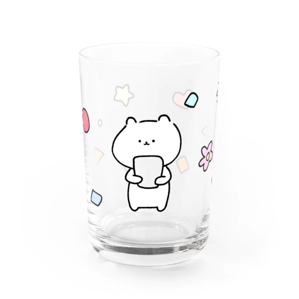 yammのあなたと同じものを飲みたいねこ Water Glass :front