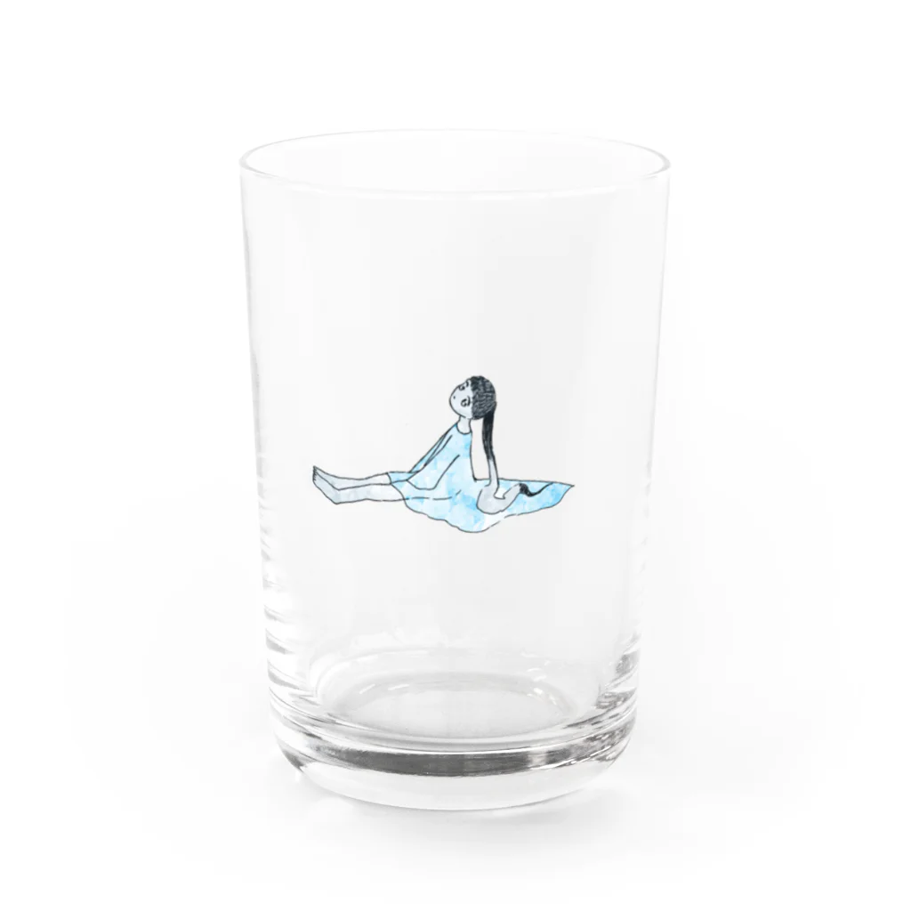 佐藤撫子の氷いっぱい Water Glass :front