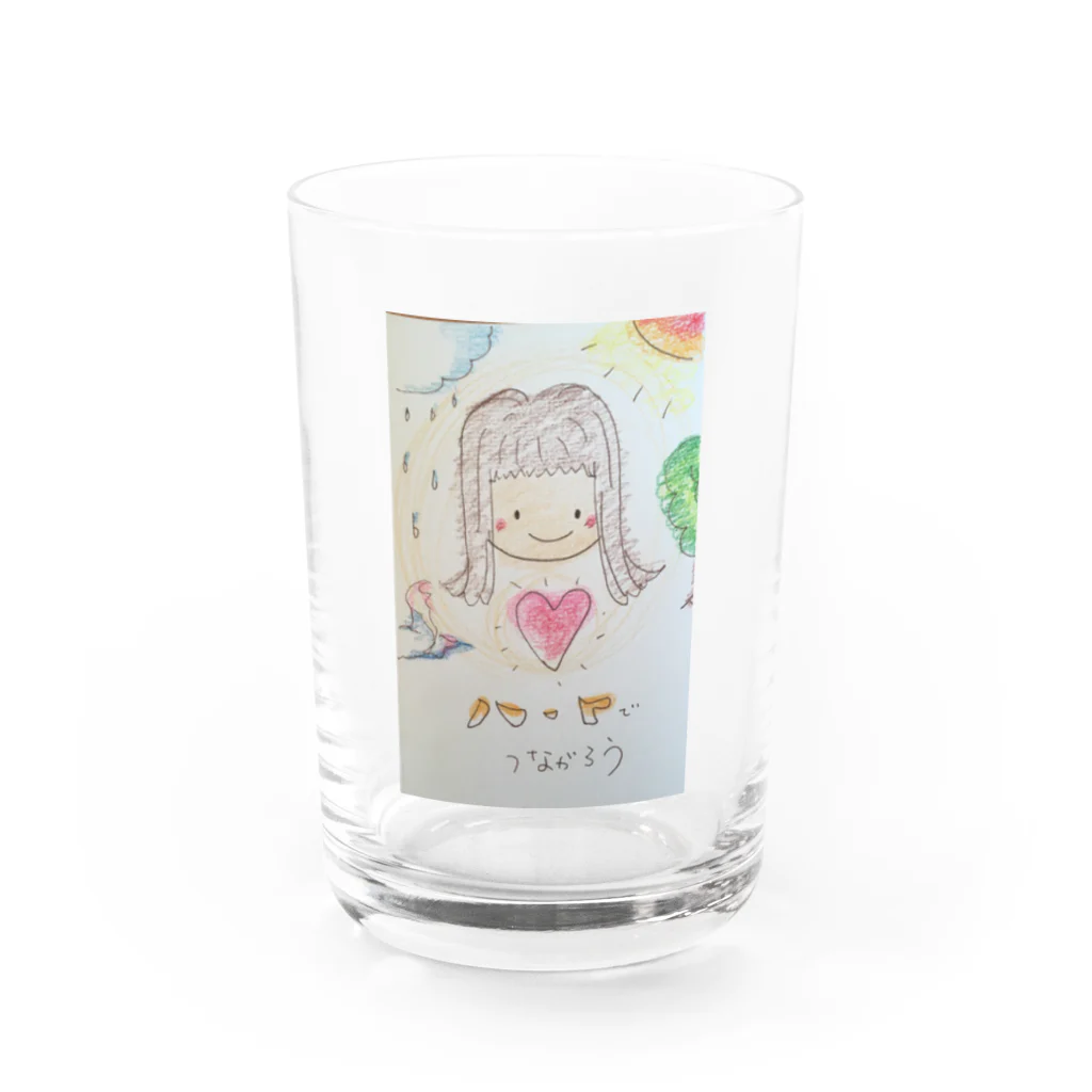 もふもふモフモフのモフモフハートちゃん Water Glass :front