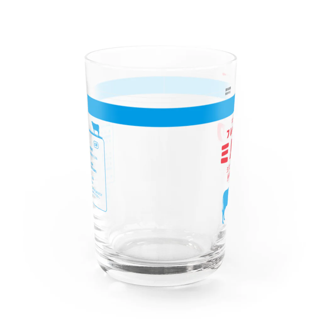 ハリーズアパートメントのフレッシュミルク 牛乳 Water Glass :front