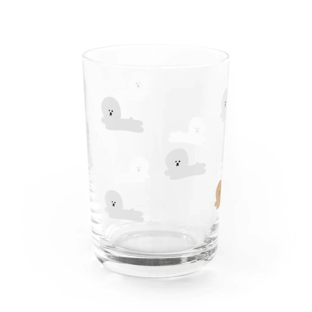 YOGODA JUNのスタンダード・プードルのグラス グラス前面