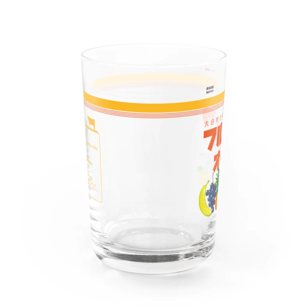 ハリーズアパートメントのフルーツオレ  Water Glass :front