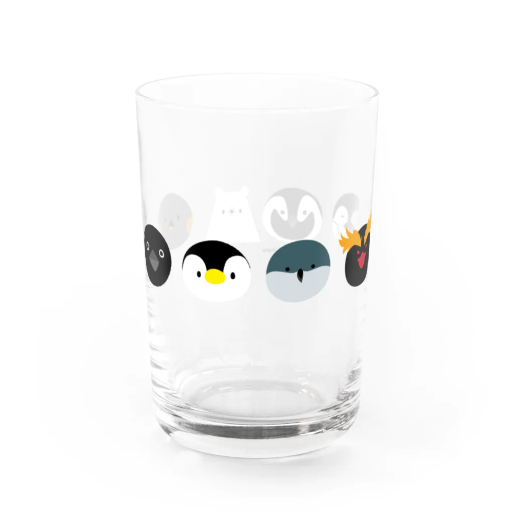 しろくま&ペンギン通信のしろくまとペンギンたち Water Glass :front