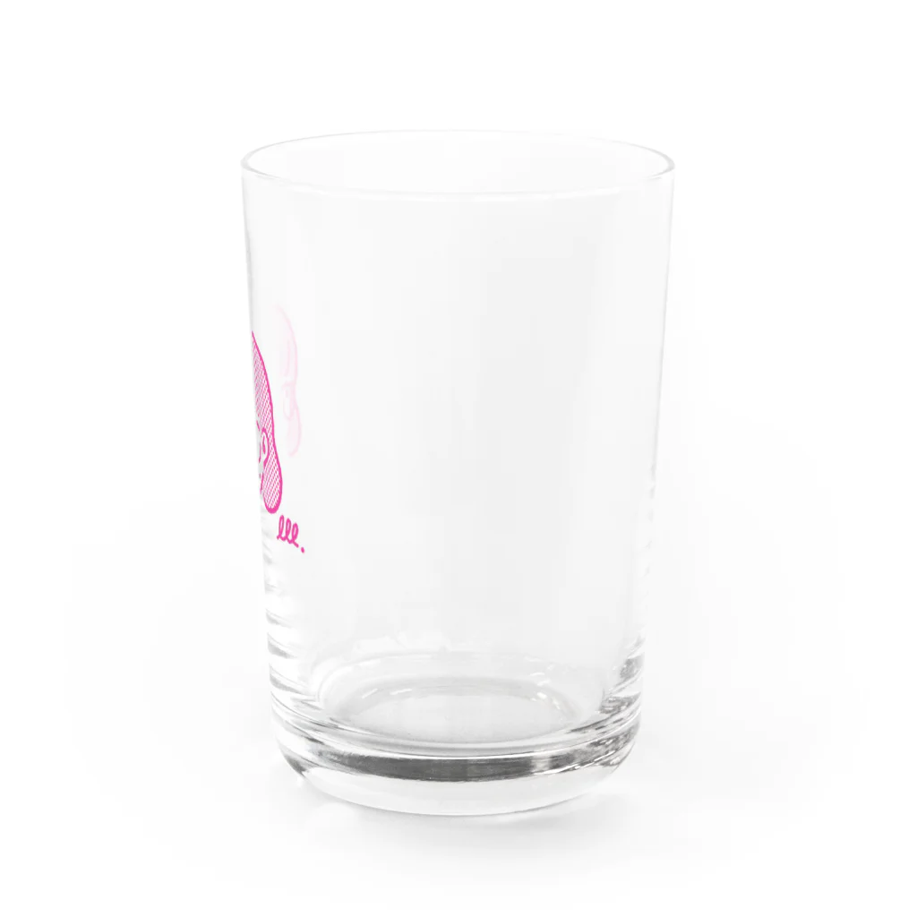 町田メロメのかわいいグラス１ Water Glass :front