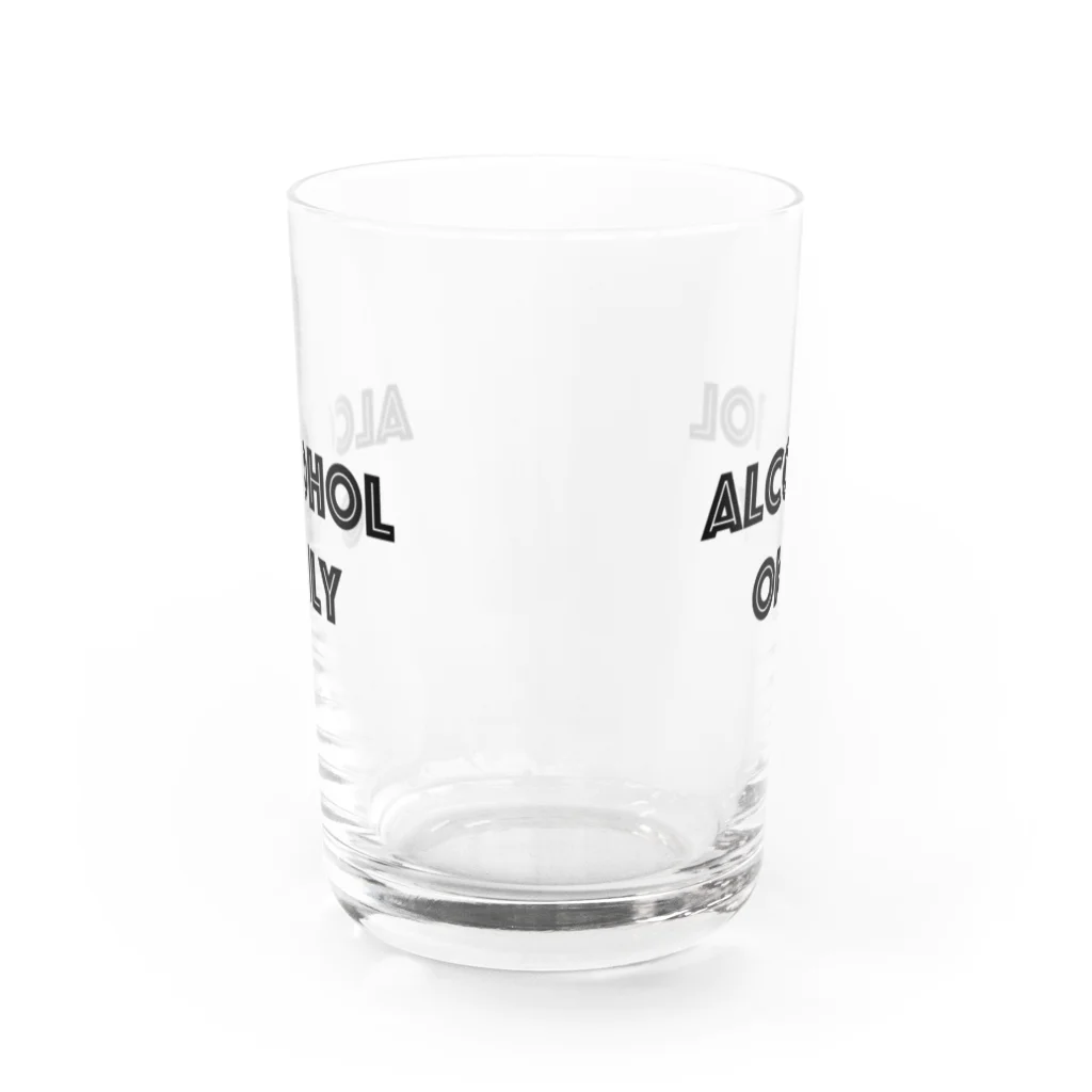 kenta shopのALCOHOL ONLY Water Glass :front