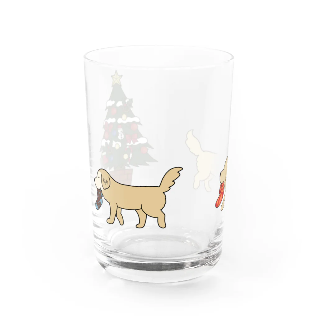 efrinmanのクリスマス Water Glass :front