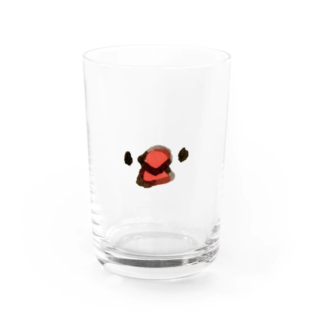 emiの文鳥ちゃん Water Glass :front