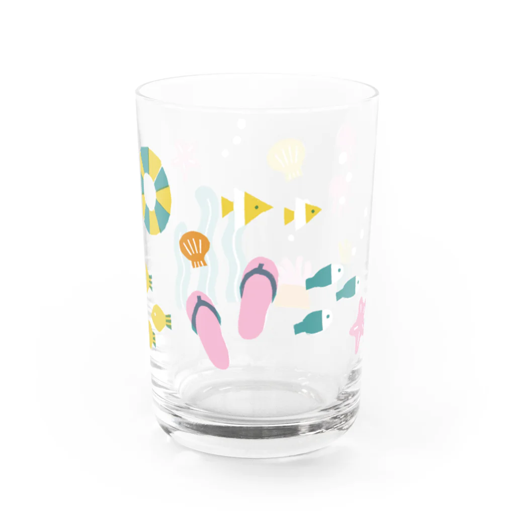 今野志保 ・ Shiho Konnoの海のなか Water Glass :front