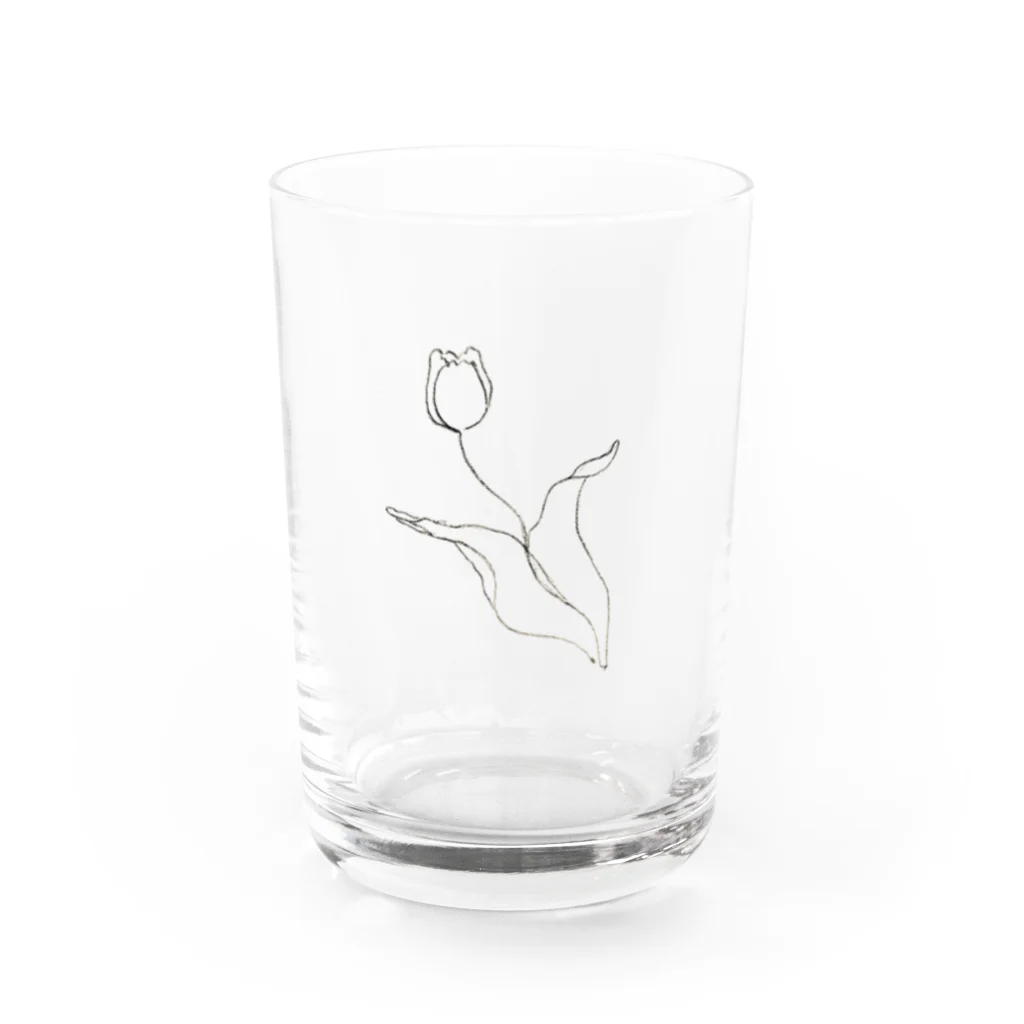 Ton_____tonの__TULIP Water Glass :front