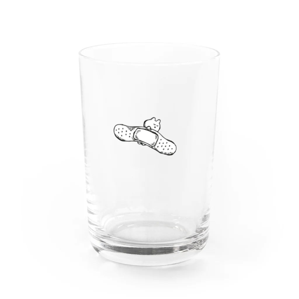 小湊 未希の絆創膏おふとん(モノクロ) Water Glass :front