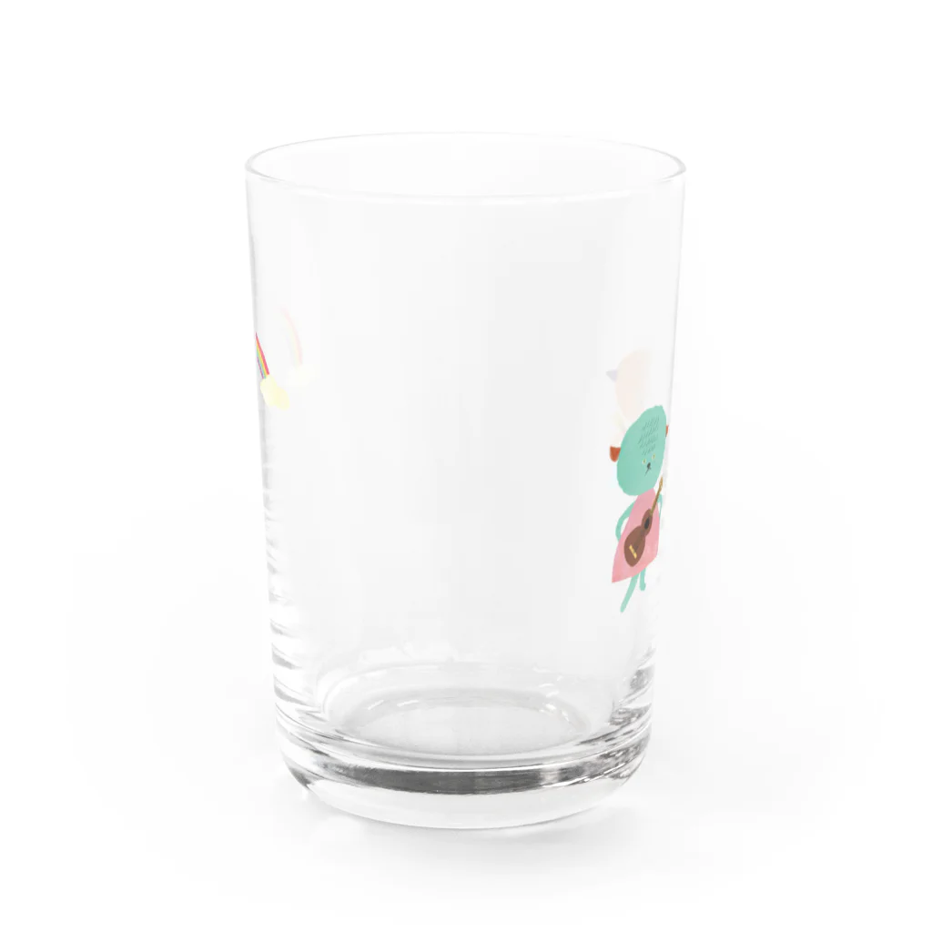 maccoのウクレレちゃん Water Glass :front