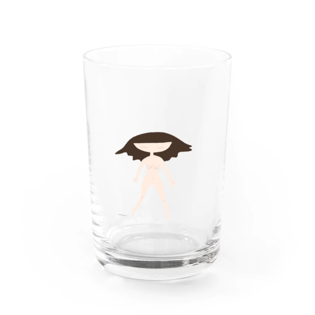 まつんのはだかんぼ Water Glass :front