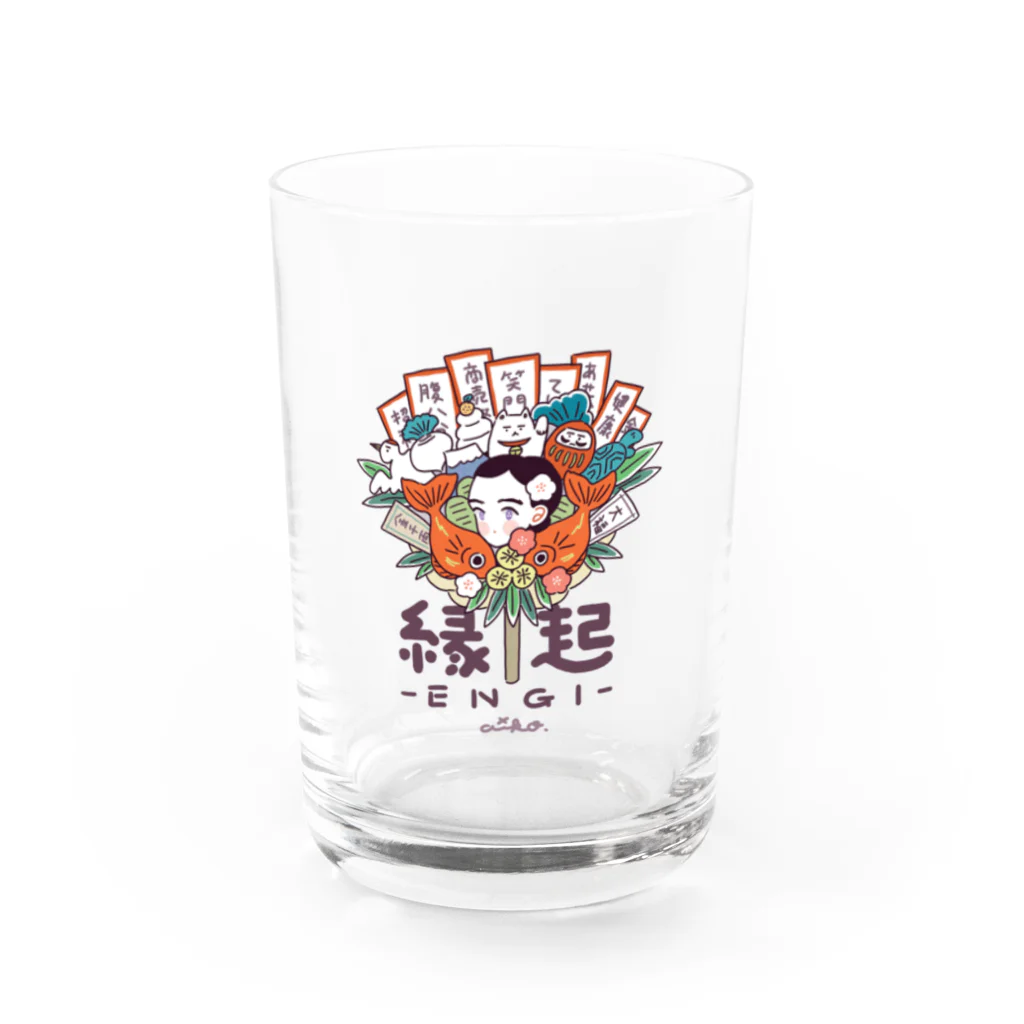 あい子の縁起 Water Glass :front