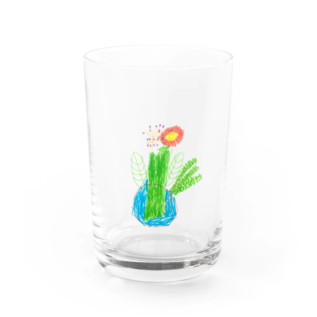 ep-desingのflower Water Glass :front