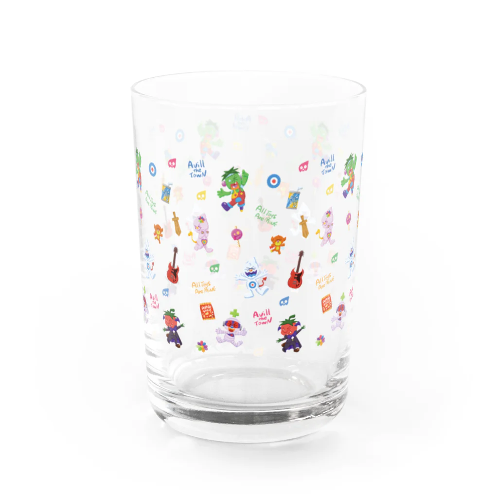 SimbaStudio ShopのAvill Pattern Glass Water Glass :front