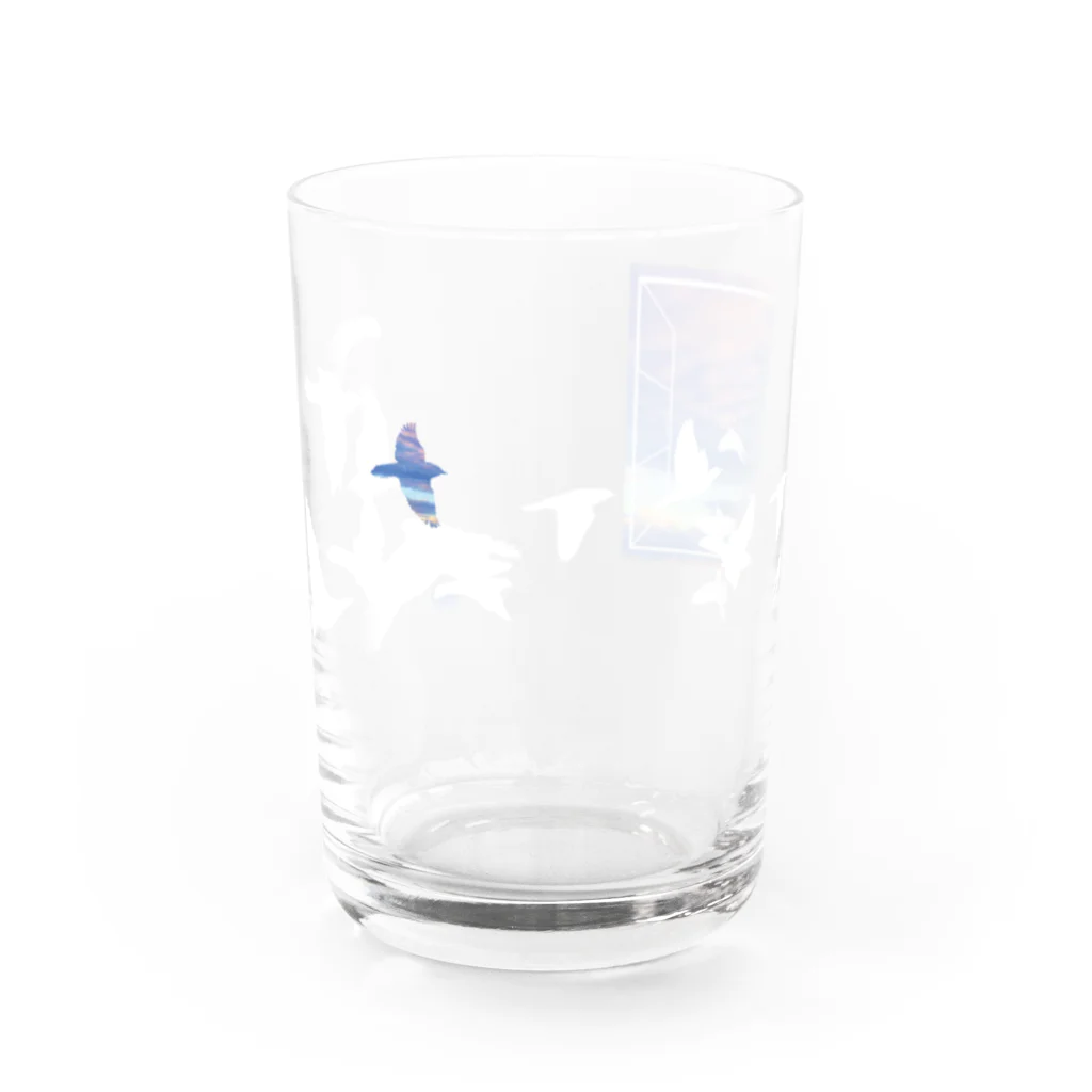 まざり星のタツトリ Water Glass :front