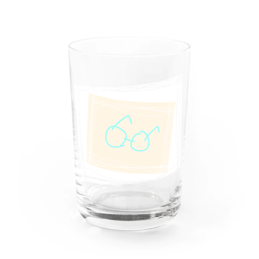 Tadokoroのめがね Water Glass :front