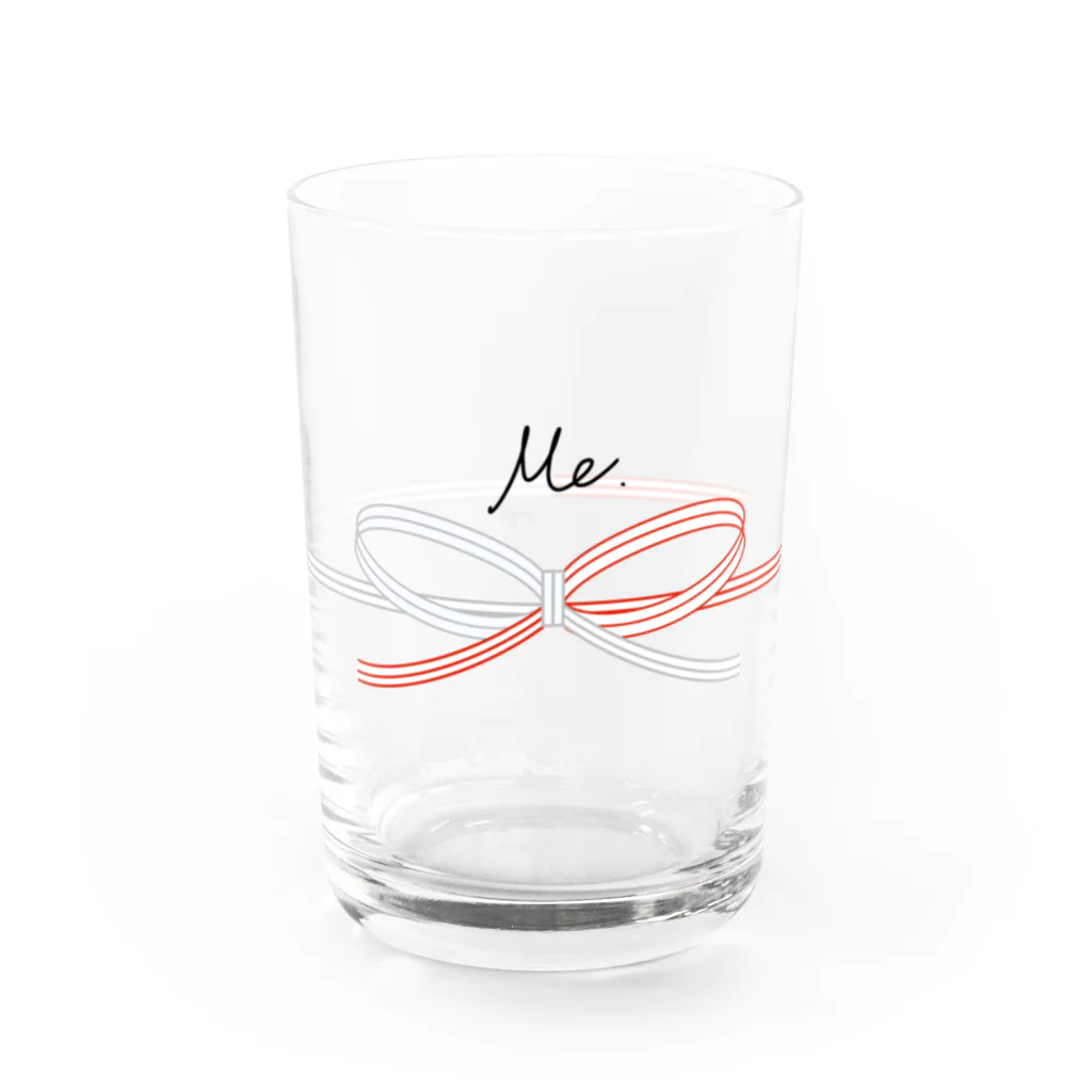 pluie et toi のいつだって、おめでたい。- Me ver. Water Glass :front