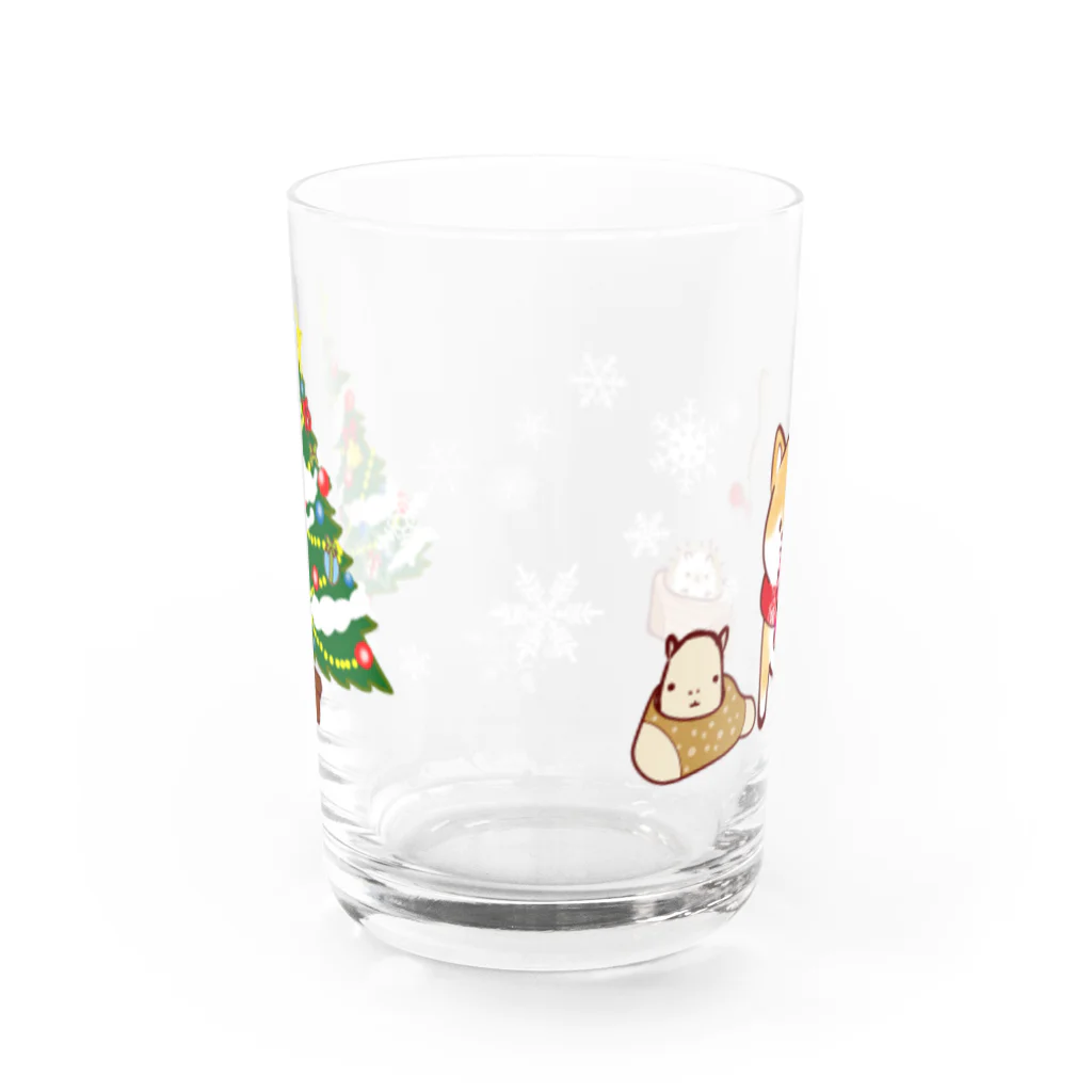 あたちたちのおみせのクリスマスのcafe SIBAYA。 Water Glass :front