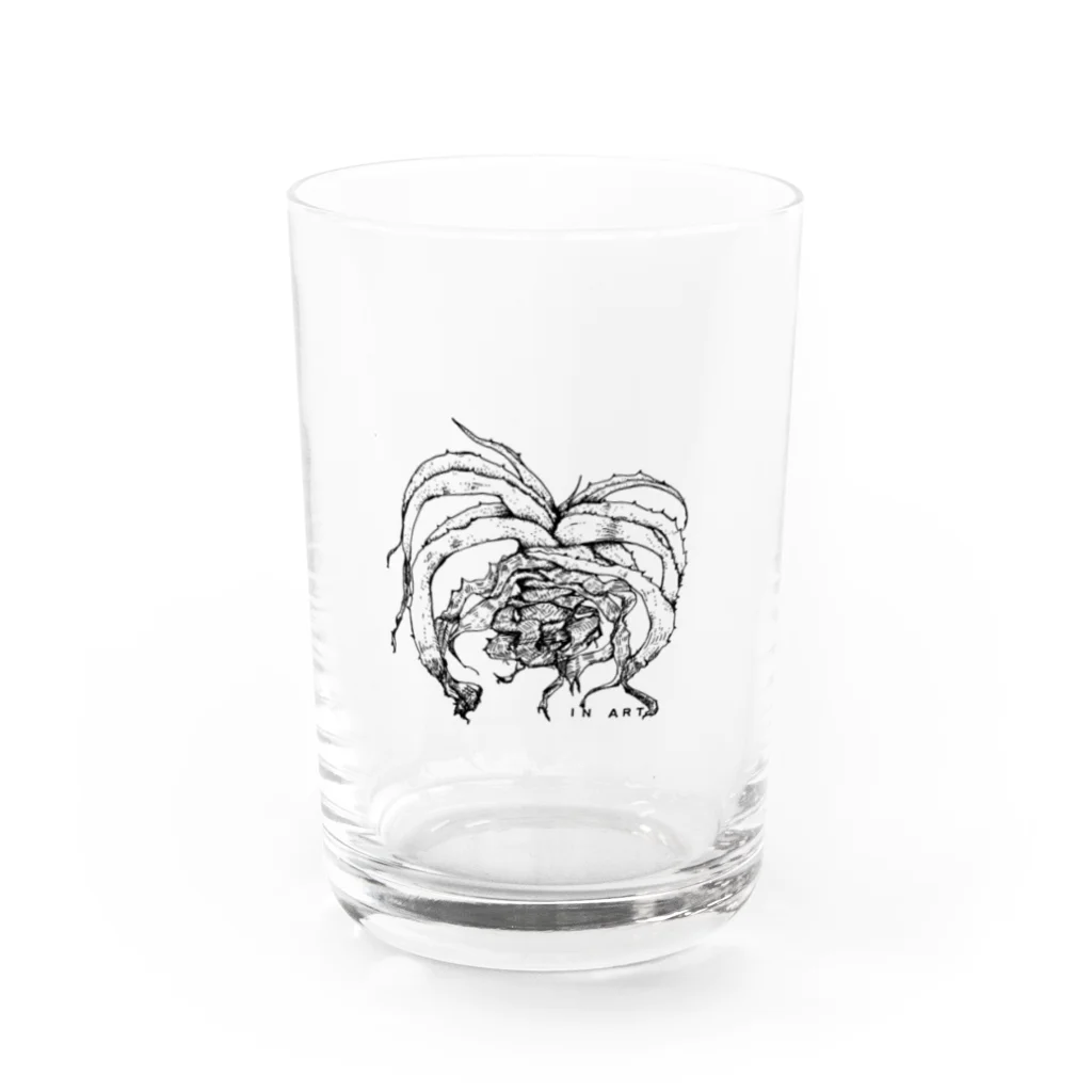 Ari のaloe! Water Glass :front