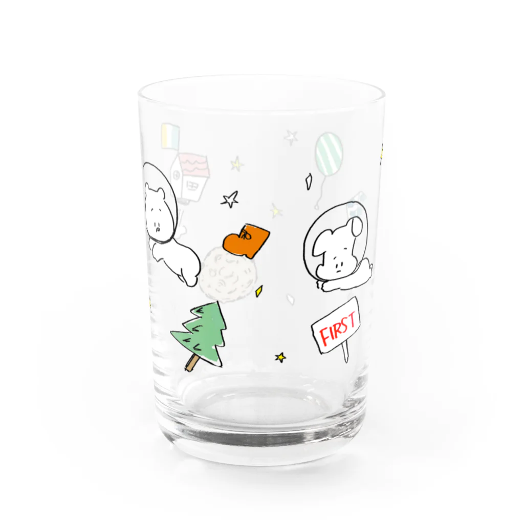 egu shopのspace（黒い炭酸用） Water Glass :front