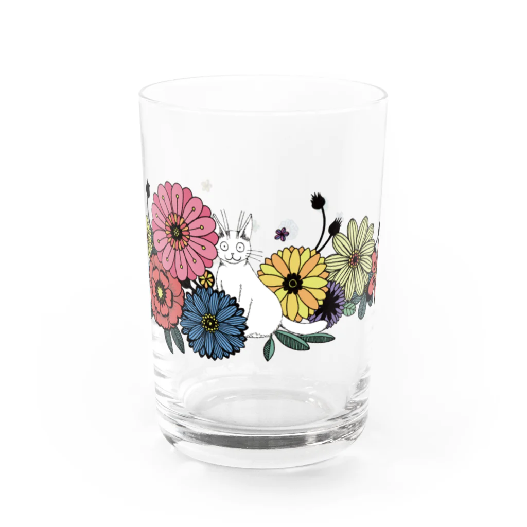 PygmyCat　suzuri店のPygmyCatグラス Water Glass :front