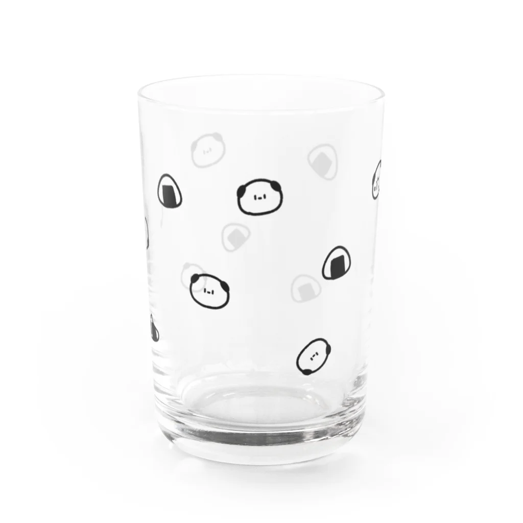 おおさじ、こさじ。のだれがおにぎりやねん Water Glass :front