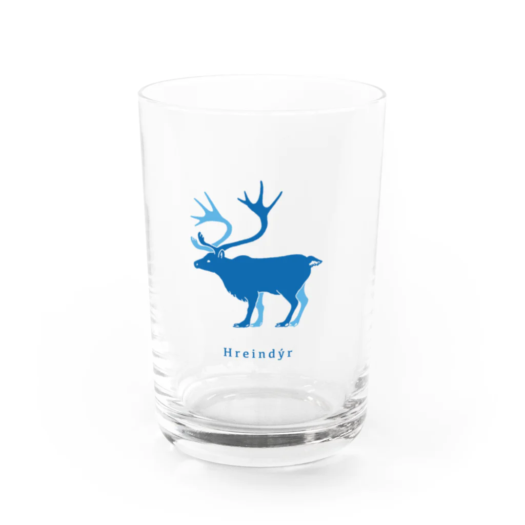 きのしたちひろのトナカイ（Iceland） Water Glass :front