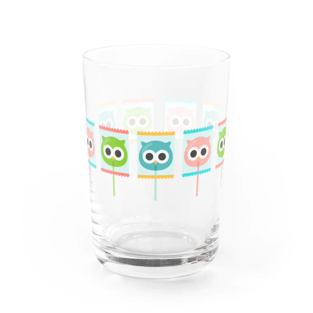 TesTee-Storeの飴ぽぽろう Water Glass :front