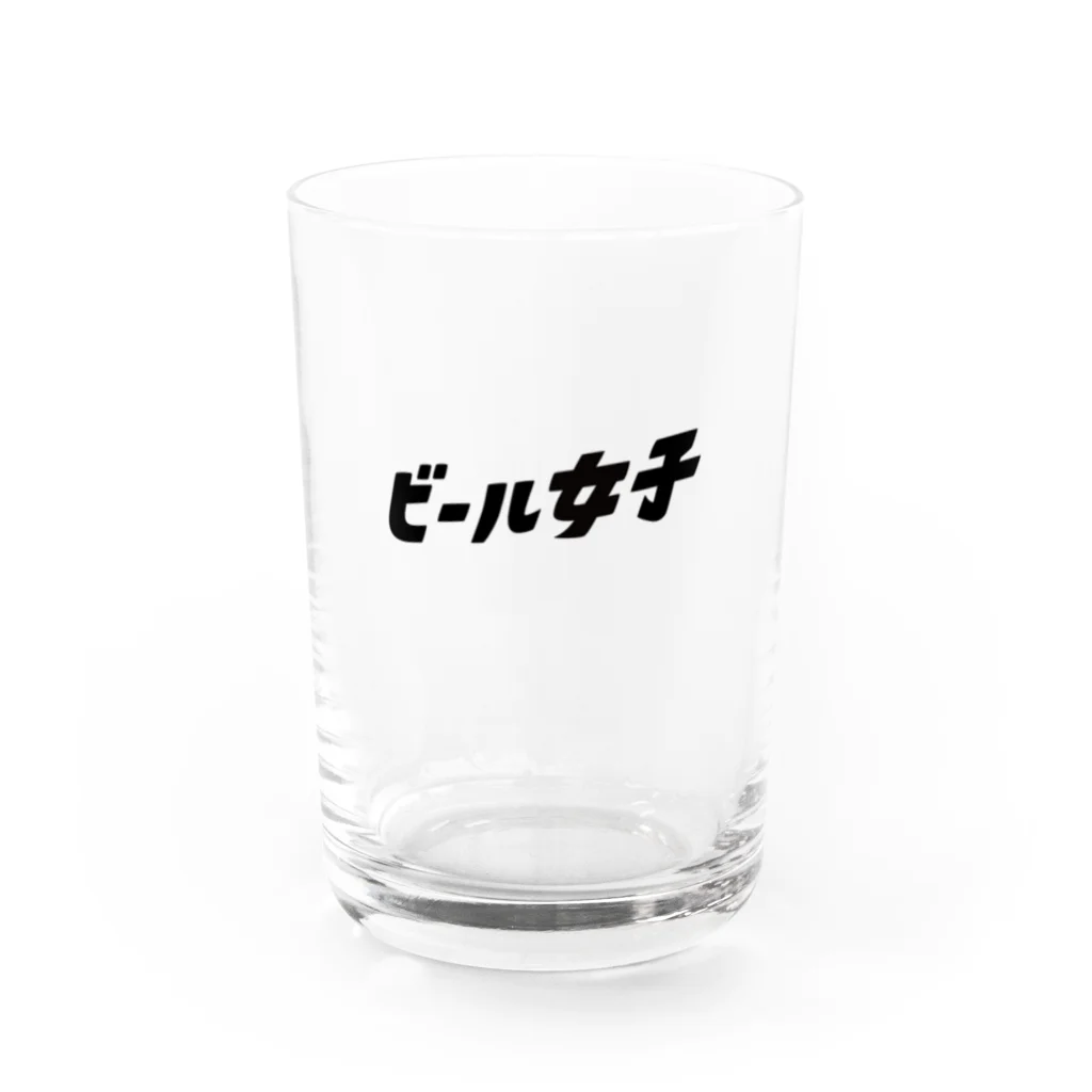 ビール女子 公式オンラインストアのbeergirl glass Water Glass :front