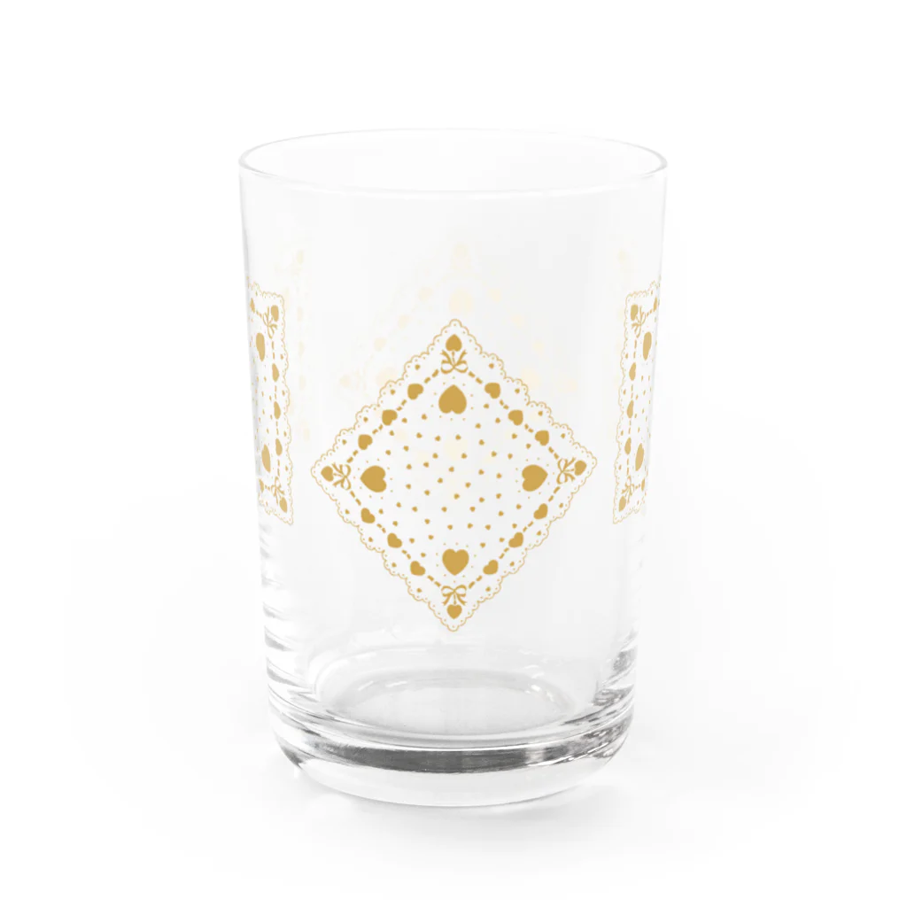 らくだのハンカチグラス(ゴールド) Water Glass :front