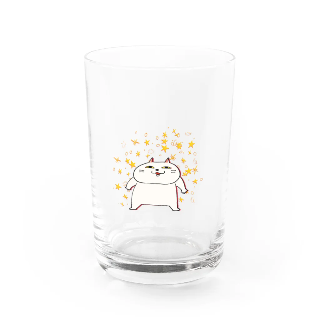 ねこのにやにゃ Water Glass :front