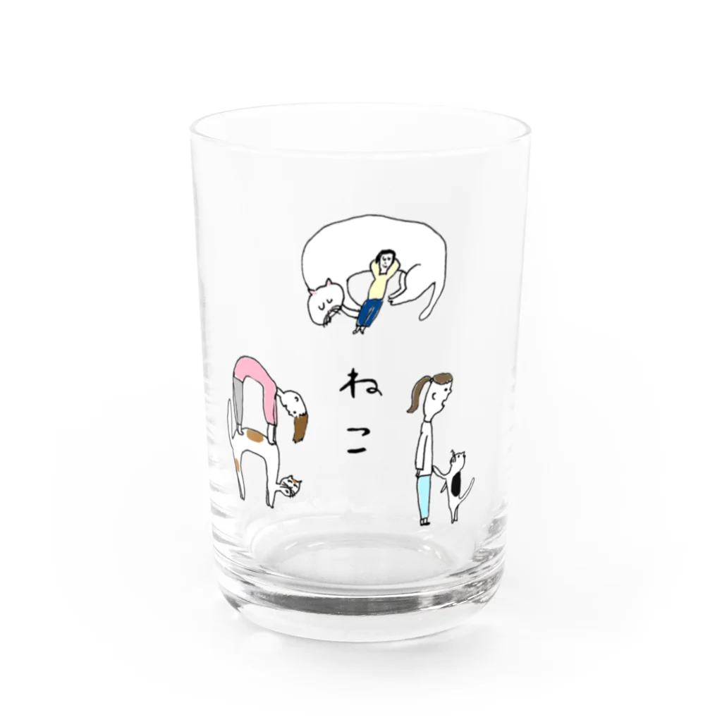 室井雑貨屋のねこ派 Water Glass :front