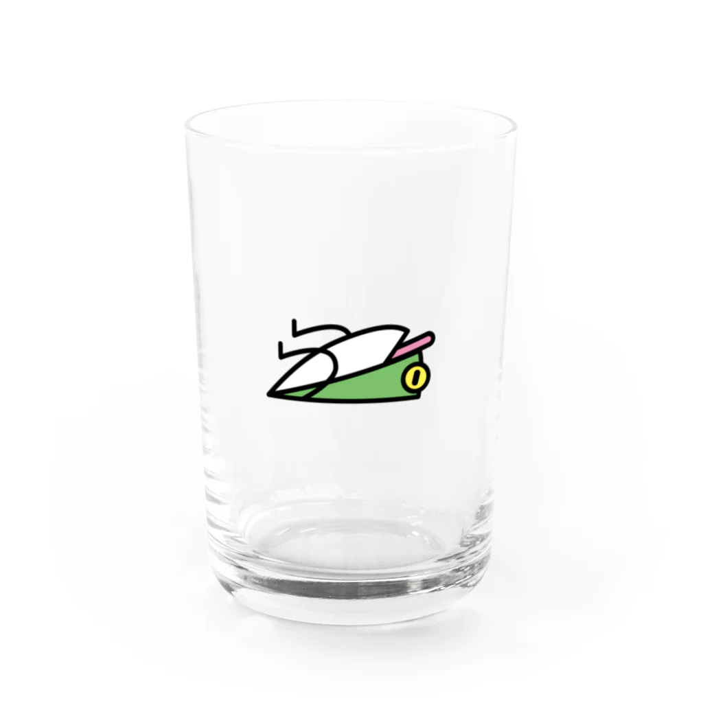 Umimalの干からびたかえる Water Glass :front