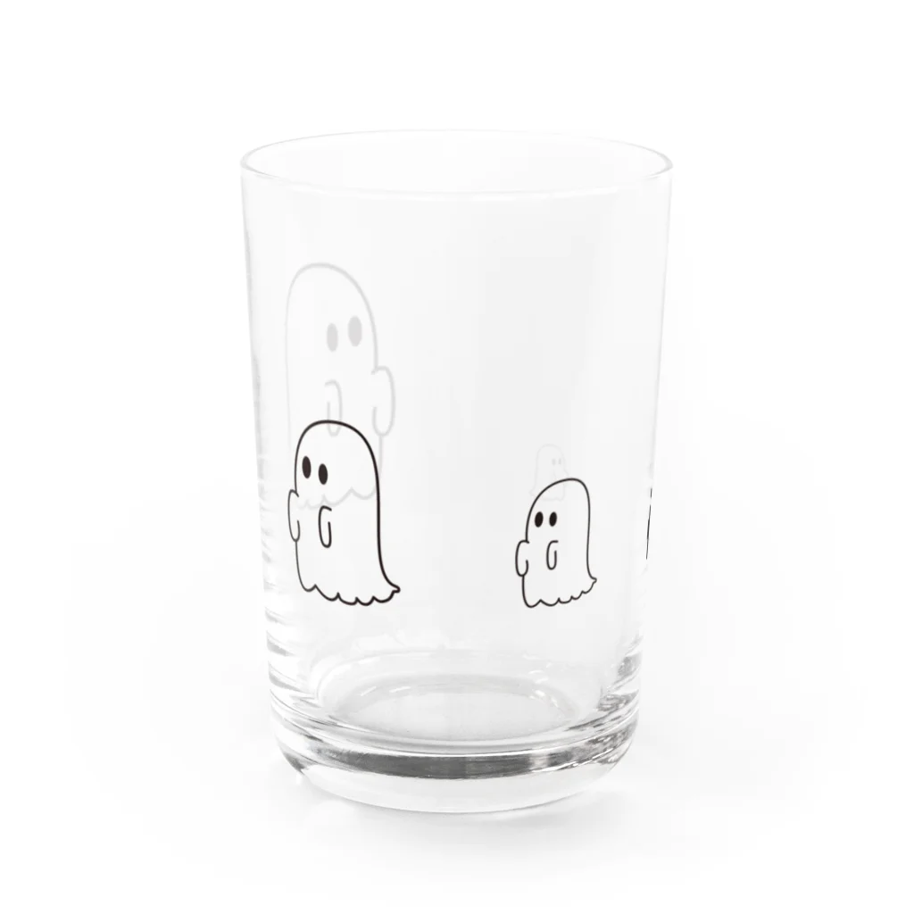 鳥原のおばけのこうしん Water Glass :front