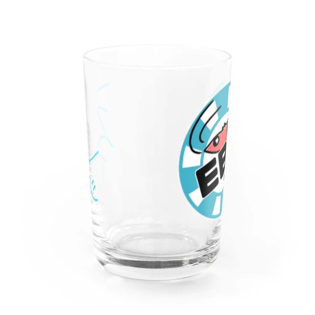 えびてんのえびてんグラス Water Glass :front